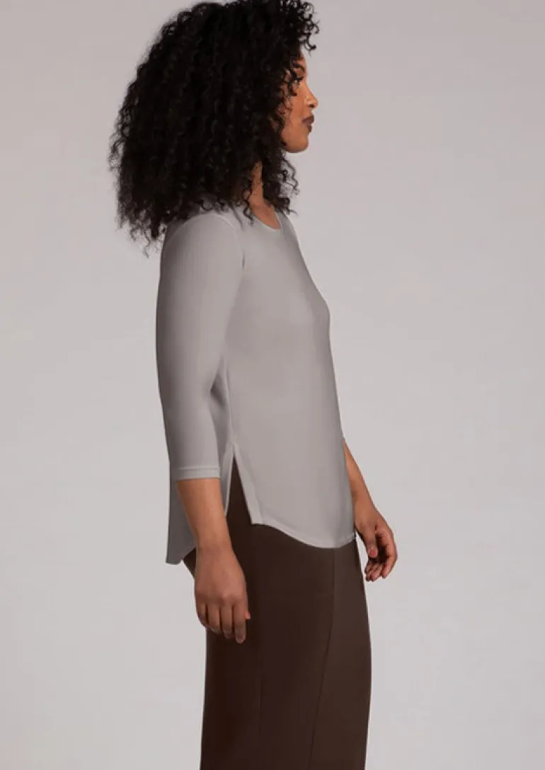 Sympli - 3/4 Sleeve Go To Classic Tee - Basic Colors