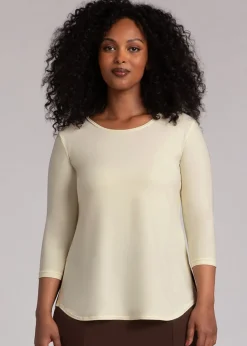 Sympli - 3/4 Sleeve Go To Classic Tee - Seasonal Colors - SALE
