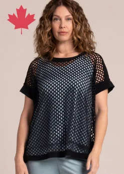 Sympli - Honeycomb Boxy Top