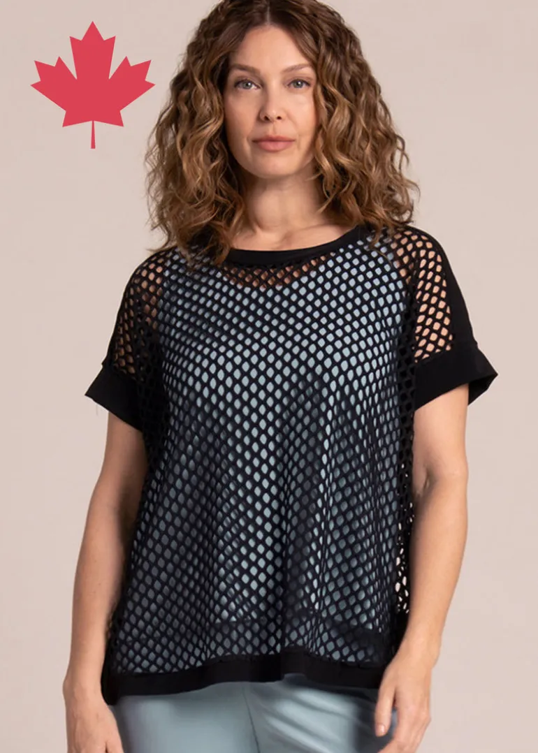 Sympli - Honeycomb Boxy Top