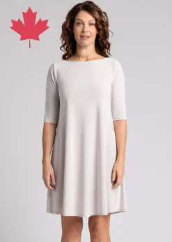 Sympli - Nu Trapeze Elbow Sleeve Dress