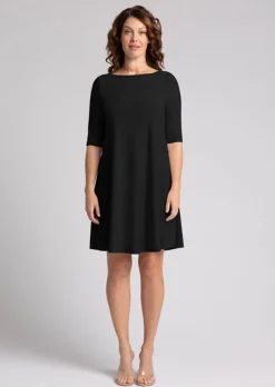 Sympli - Nu Trapeze Elbow Sleeve Dress