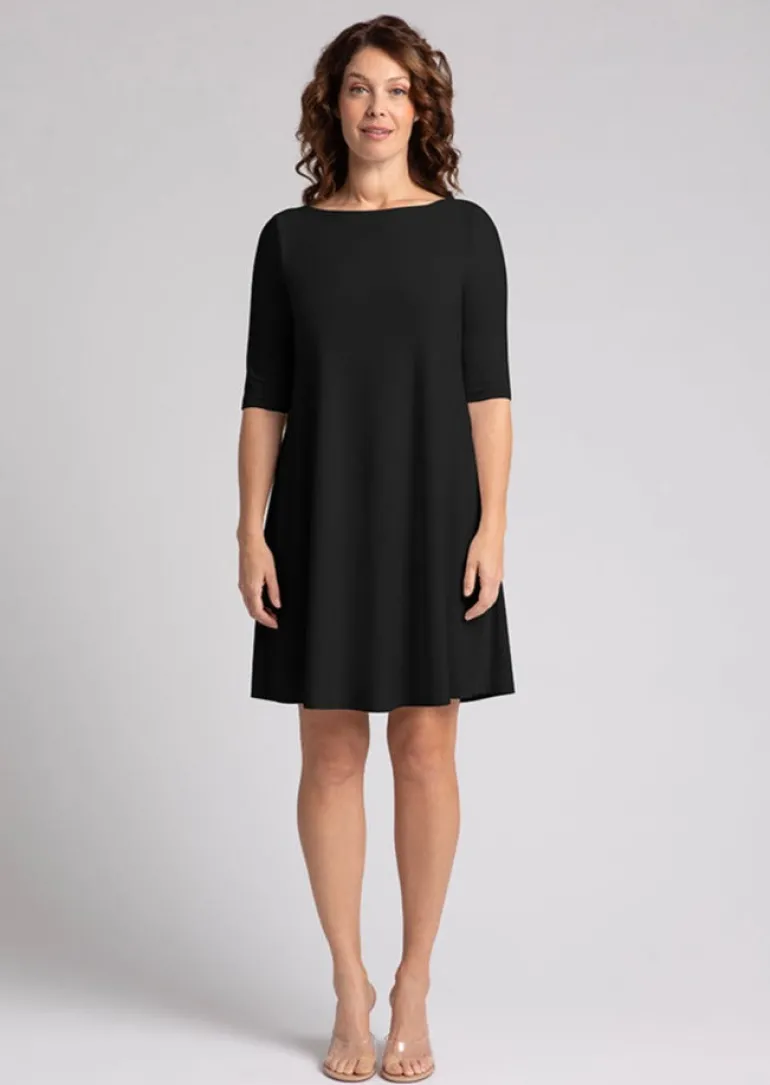 Sympli - Nu Trapeze Elbow Sleeve Dress