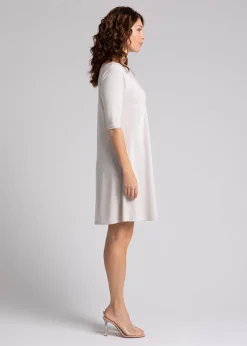 Sympli - Nu Trapeze Elbow Sleeve Dress
