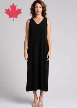 Sympli - Reversible Slit Tank Dress - SALE