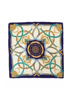 Tom & Eva - Belt Print Silk Neckerchief