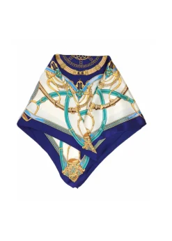 Tom & Eva - Belt Print Silk Neckerchief