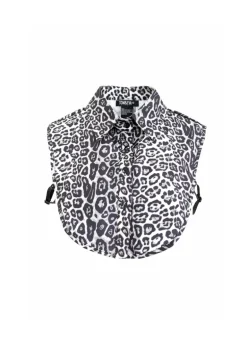 Tom & Eva - Grey Animal Print Dickie