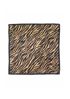 Tom & Eva - Zebra Print Silk Neckerchief
