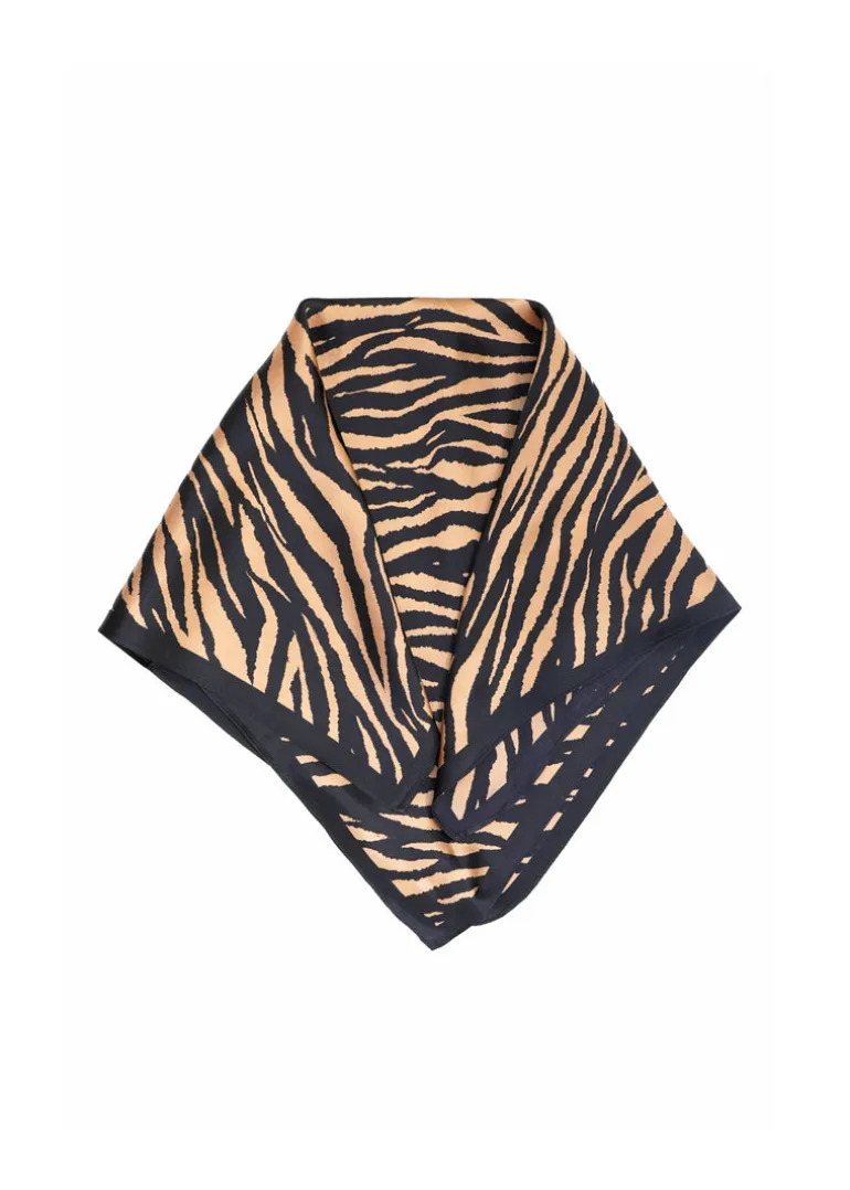 Tom & Eva - Zebra Print Silk Neckerchief