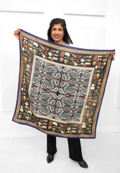 Tom & Eva -Reversible Vintage Paisley Scarf