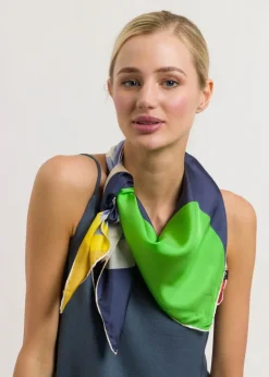 V Fraas - Colour Waves Silk Scarf