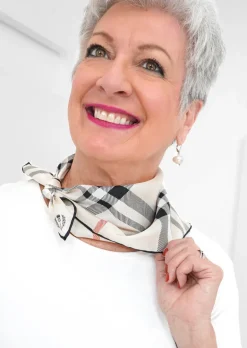 V Fraas - Plaid Silk Neckerchief