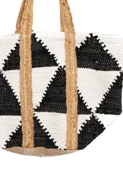 Venus - B&W Jute Tote Bag