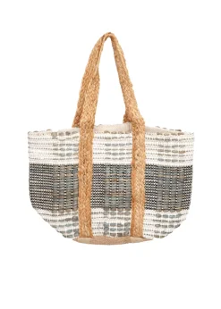 Venus - Multi Woven Jute Tote Bag
