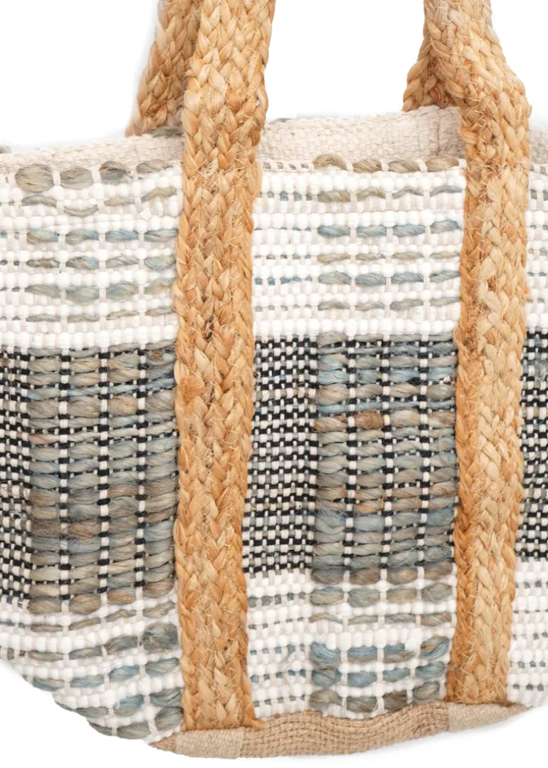 Venus - Multi Woven Jute Tote Bag