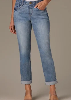 Wit & Wisdom - Gemma Mid-rise Girlfriend Jean