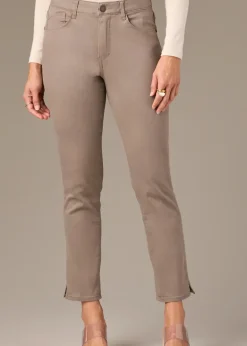 Wit & Wisdom - Logan High Rise Skinny Pants with Micro Slit Hem