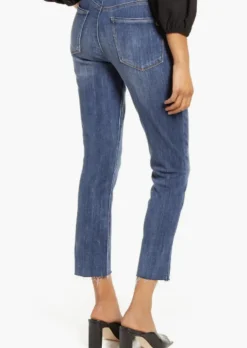 Wit & Wisdom - Logan High Waist Raw Hem Skinny Crop Jeans