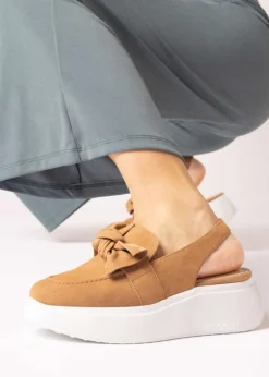 Wonders - Tokio Suede Moccasin Slingback