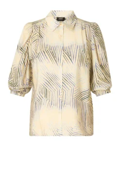 Yest - Ragin 3/4 Sleeve Printed Blouse - SALE