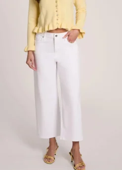Yoga Jeans - Lily Wide Leg Jeans - White Lotus