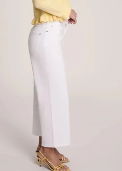 Yoga Jeans - Lily Wide Leg Jeans - White Lotus