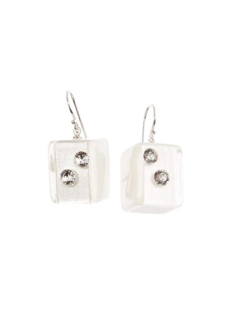 Zsiska - Sparkle Cube Earrings - PRE ORDER